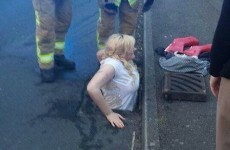 Girl gets stuck in up to her waist in drain while trying to save iPhone