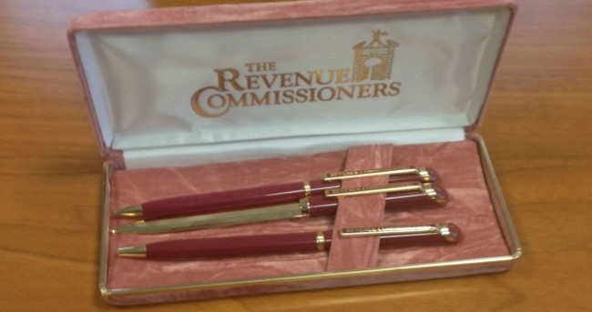 Why are Revenue handing out these snazzy pens?