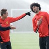 Fellaini finding his feet at United, insists Moyes