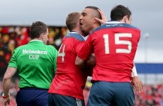 GIF: Keith Earls dives over for early try in rousing Munster victory