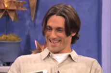 A young floppy-haired Jon Hamm fails to get the shift on 90s dating show