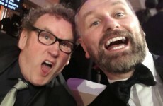 Dáithí Ó Sé and Colm Meaney took a much better IFTA selfie