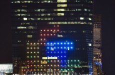 People played Tetris on the side of a huge skyscraper to celebrate its 30th birthday