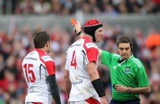 Ulster's Jared Payne set for hearing in Dublin after red card against Saracens