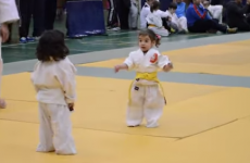 Two little girls have the most adorable Judo fight ever