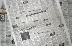 This ingenious 3D newspaper ad will mess with your head