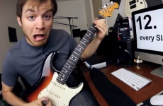 Insanely talented guitarist plays 30 songs in one minute