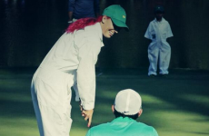 GIF: Pink-haired Wozniacki sinks 30ft putt as McIlroy's caddie