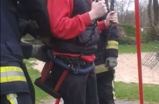 UK fire crews called to free teenager stuck in baby swing