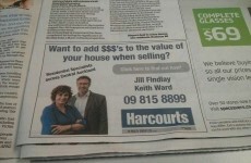 Rather unfortunate real estate ad appears in New Zealand newspaper