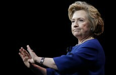 Woman arrested after throwing object at Hillary Clinton during speech