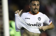 Alcacer inspires brilliant Valencia comeback as Pirlo helps Juve into final four