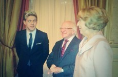 Niall Horan met President Higgins and Twitter was very confused