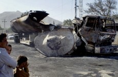 NATO oil tanker explosion kills 15 in northwestern Pakistan