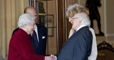 So, see you soon? President Higgins and the Queen say goodbye