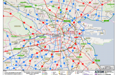These maps show the planned 2,840km of cycle routes for the greater Dublin area