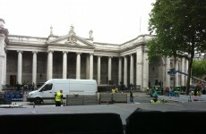 Gallery: Dublin's College Green prepares for Obama rally