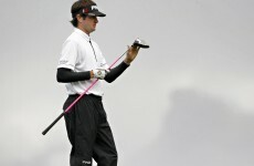 VINE: Masters leader Bubba Watson playing ping pong with his driver