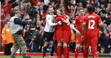 VIDEO: Emotional Steven Gerrard gathers Liverpool in for post-match team-talk as title comes within reach