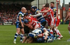 VIDEO: Gloucester v Bath descended into an all-out brawl