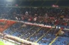 Milan fans remember Hillsborough by singing You'll Never Walk Alone at the San Siro