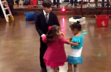 Little boy doles out some sweet justice to jealous girl on the dancefloor
