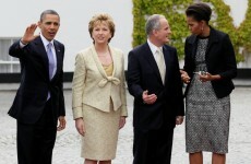 Obama arrives at Farmleigh house to meet with Taoiseach and Tánaiste