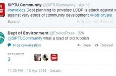 Careful now: The Department of the Environment doesn't pull its punches on Twitter