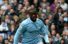 Yaya Toure: African heritage counts against me