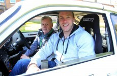Fez checks out the merchandise as Dubliner finishes third at Circuit of Ireland Rally