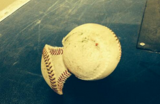 Milwaukee Brewers player literally knocks the cover off the baseball with incredible hit