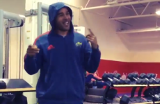 VINE: Simon Zebo's weight room dance is what Bank Holidays are all about