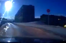 Russian dashcam captures meteorite falling to earth