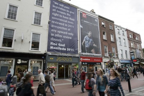 A 2011 banner criticised the government for their reluctance to change the law.