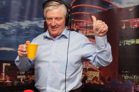 Pat Kenny on his first day in Newstalk. 