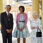 How do you do? The Obamas check in at Buckingham Palace