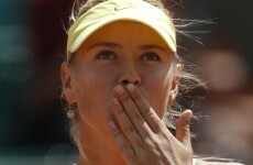 Sharapova moves into second round at French Open