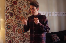 Guy plays the Super Mario theme tune... using just his fingers