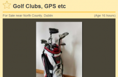 Ireland's worst golfer is selling his golf clubs