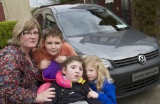 Family of child with cerebral palsy get replacement car after theirs was stolen and burnt out