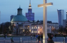 Man crushed by falling giant crucifix honouring Pope John Paul II