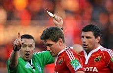 Yellow for ROG, Wally's late try and hurt; the last time Munster played Toulon