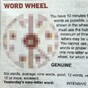 The Word Wheel in today's Irish Independent contains some very rude letters