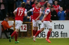 Fagan fizzes in double as thumping win sends St Pats to league summit