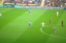 Jonjo Shelvey with a ridiculous lob from inside the centre circle