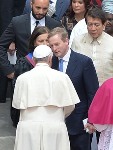 Enda Kenny has invited Pope Francis to Ireland