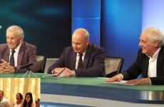 Bill, Giles, Dunphy and Brady sent a wedding message to one happy couple this weekend