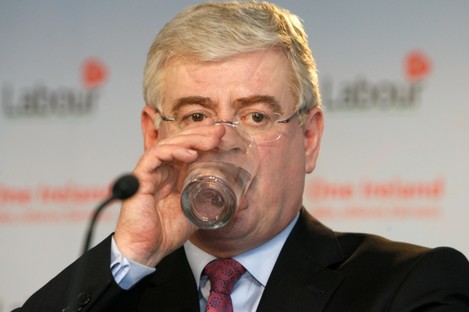 Labour leader Eamon Gilmore has faced a call to step down from one of his own MEP's today. 