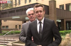 WATCH: Max Clifford creeps up behind Sky News correspondent