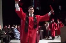 This graduation ceremony backflip fail will strain all your cringe muscles